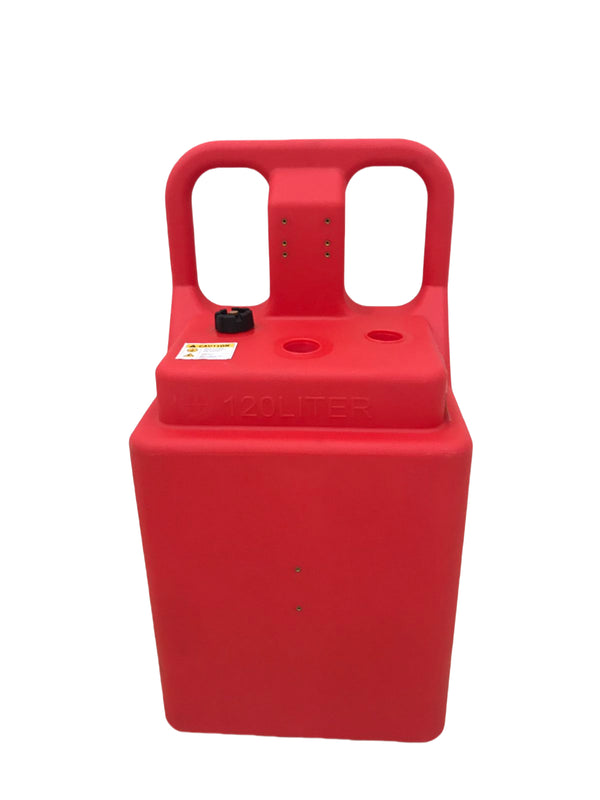 Big Plastic JerryCan 120L Petrol Gas Diesel Fuel Tank Oil Container with wheels