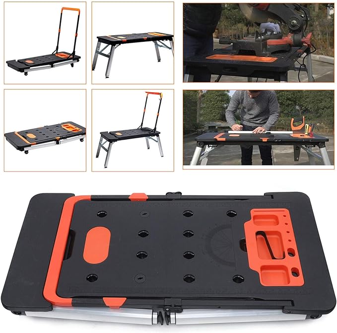 Sca Workbench Multifunctional Workbench 7 in 1 Folding Work Table, as Workbench, Sca ...