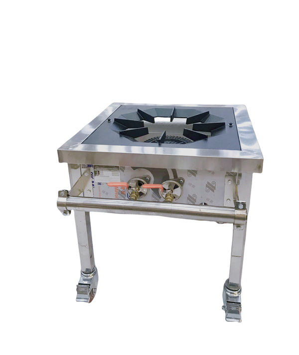 kitchen Cooking Gas Stove Heavy Duty Energy-Saving cooking Fire Stove with Wheels