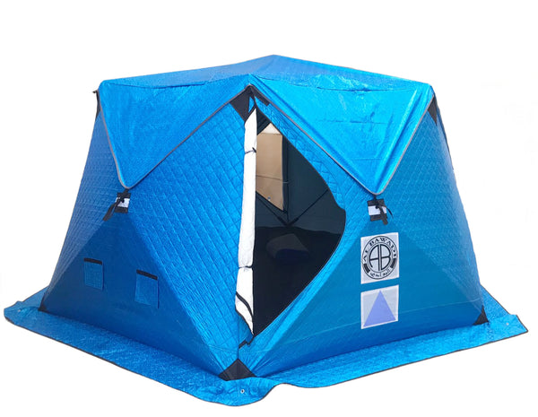 Folding Camping Tent Desert Sleep Tent Fishing Tent Waterproof Easy Open 6-7 Person Use