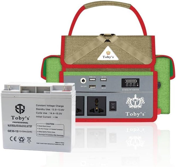 Camping Power Station 25000mAh with 300W Inverter 3 USB Ports Emergency Tools BTY30