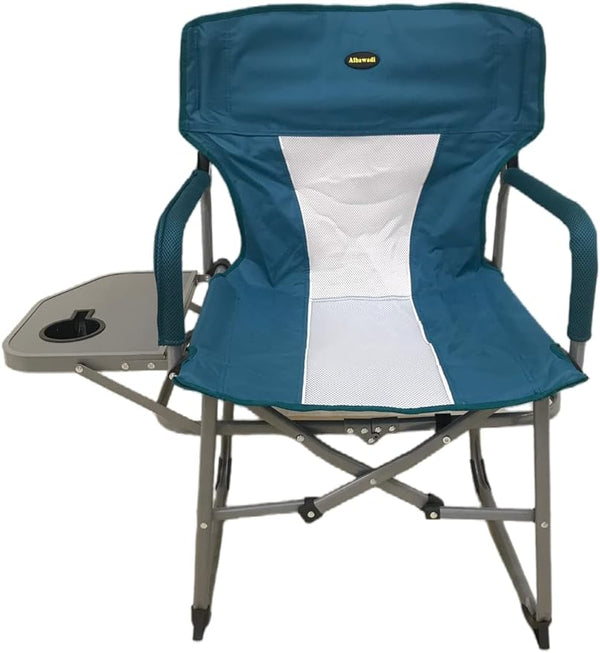 Portable Camping Folding Chair Comfort Mesh Fishing Chair with Cup Holder