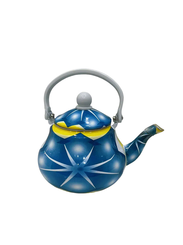 Arabic Teapot Kettle Ceramic Colorful Printed Design