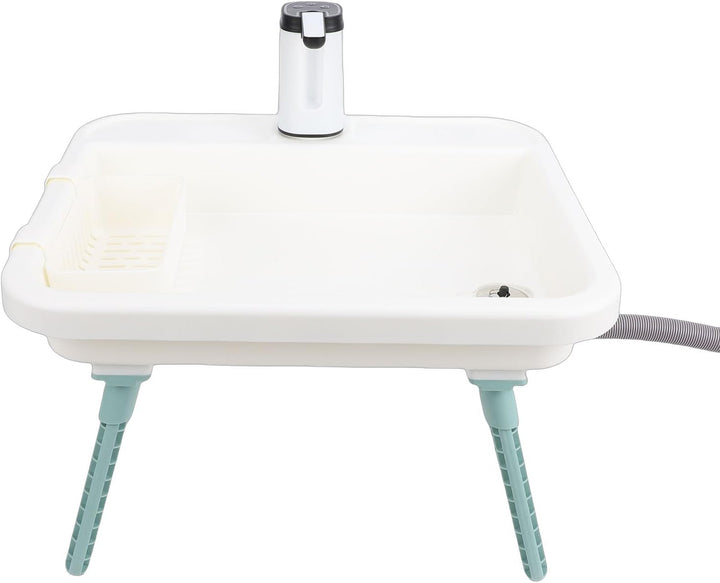 Portable Camping Hand Wash Sink Basin with Stand Rechargeable Battery ...