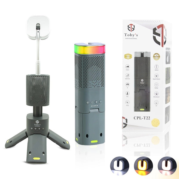 Portable Camping Light with Bluetooth Telescopic LED Light Rechargeable 14000mAh  For Camping Hiking