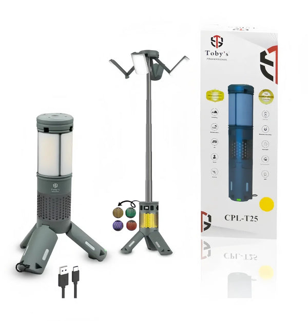 Portable Telescopic Camping Light Rechargeable 7800mAh LED Lantern with SOS Light