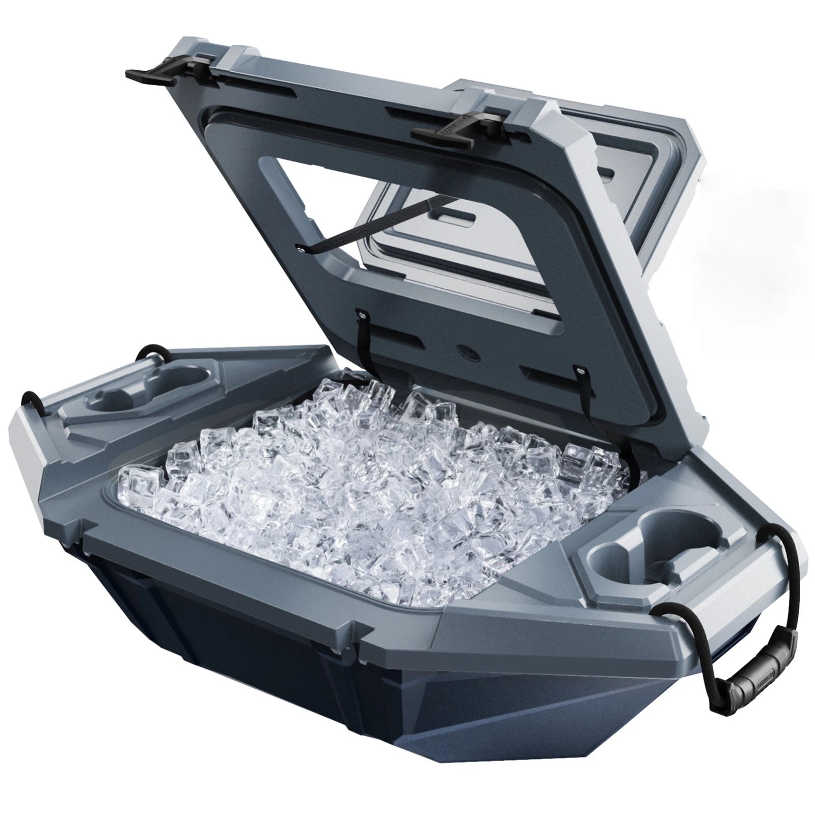 Portable Camping Cooler Box 32QT Floating Ice Storage Box – Albawadi ...